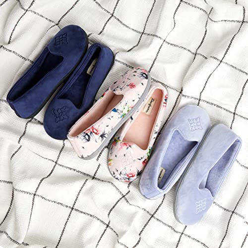 Women's Lightweight Cozy Memory Foam Closed Back Slipper E693