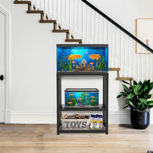 Metal Adjustable 20 Gallon Fish Tank Stand Q7398