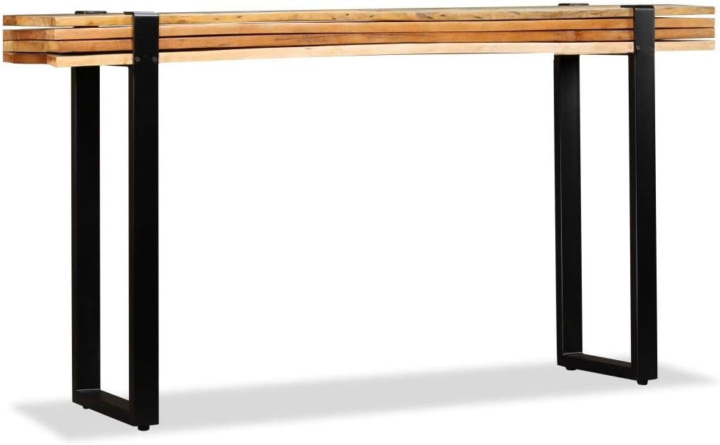 Console Table Length-Adjustable Side Table for Living Room Dining Room Hallway P870