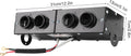 Car Defroster Defogger,Car Heater Defogger Auto 4 Hole Heating Fan 12V Defroster Defogger 800W Car Heater Defroster 12V Demister Windsh air heater ptc trucks 12v / 24v 12v heater