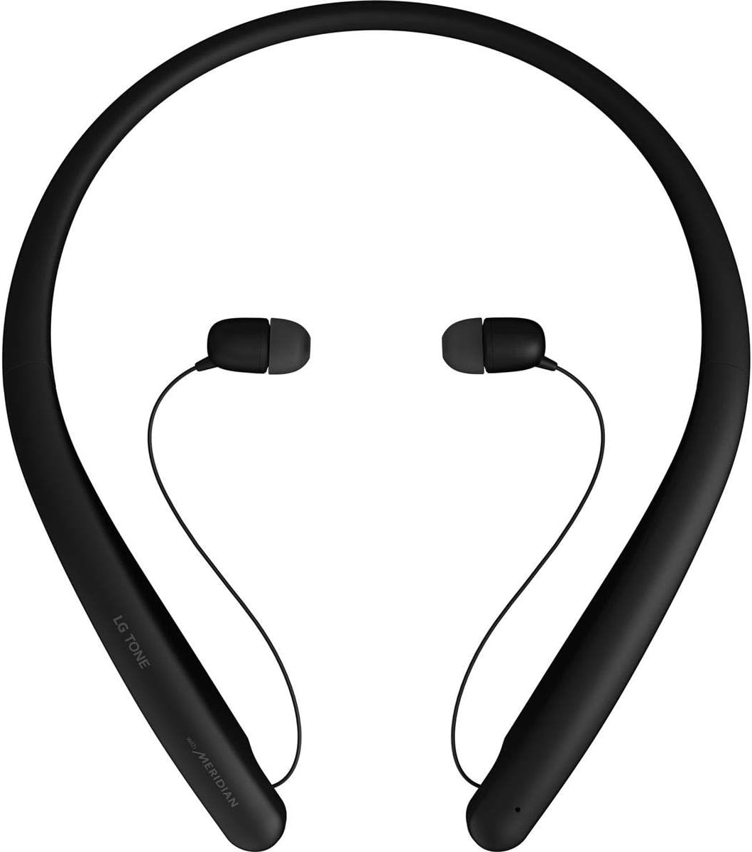Bluetooth Wireless Stereo Neckband Earbuds, Black T3047