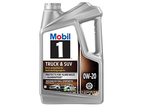 Mobil 1-123837 Extended Performance High Mileage 0W-20; 5QT, Gray