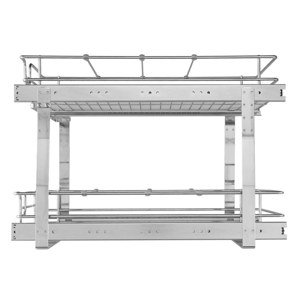 Pull Out Cabinet Organizer, Chrome Slide Out Shelves J564