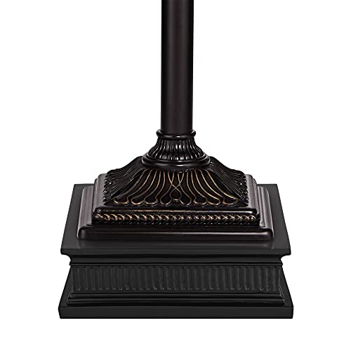 Industrial Torchiere Floor Lamp with Reading Light, 76.75" Tall Y268160