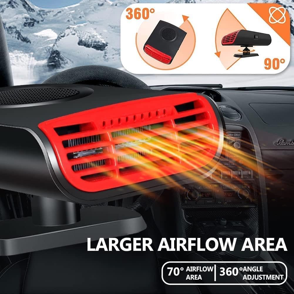 Portable Car Heater and Defroster, 2-in-1 Fast Heating for Winter F99335
