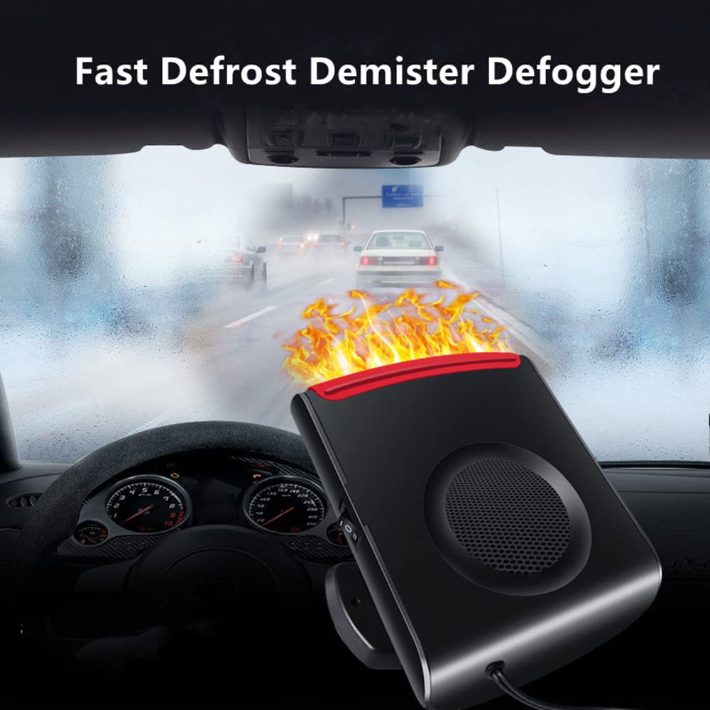 Portable Car Heater 12V 150W Defroster Fan with Cigarette Lighter Plug I649
