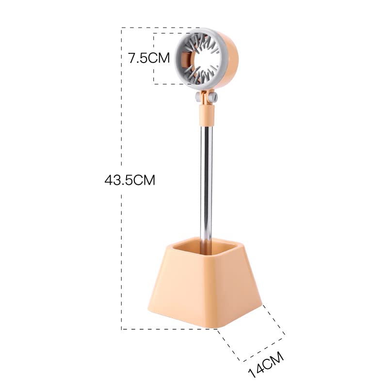 Hair Dryer Stand, Hands Free 180 Degree Rotation Foldable Floor Holder D5449