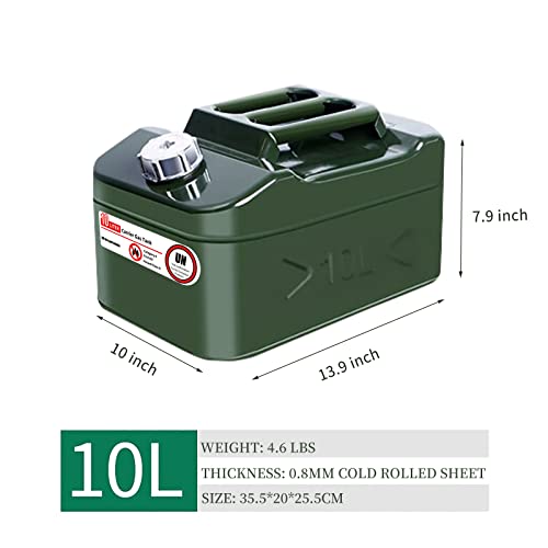 5 Gallon Metal Jerry Can - 20L Green H177514