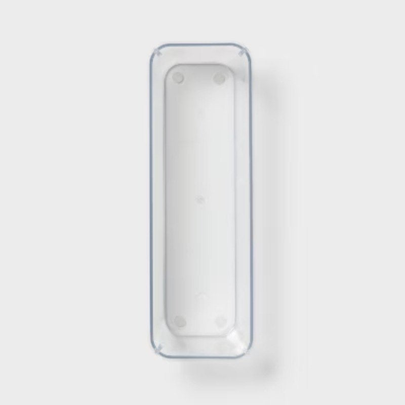 3"x9" Drawer Flatware Organizer - Clear PETG In-Drawer Silverware Tray T24993
