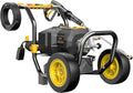 BLUBERY 3200 PSI Electric Pressure Washer, 2.4 GPM Heavy Duty Power Washer, 30Ft Pressure Hose&Max Soap Tank, 32.8ft Power Cord，5 Quick Nozzles, Commercial Washer,Black