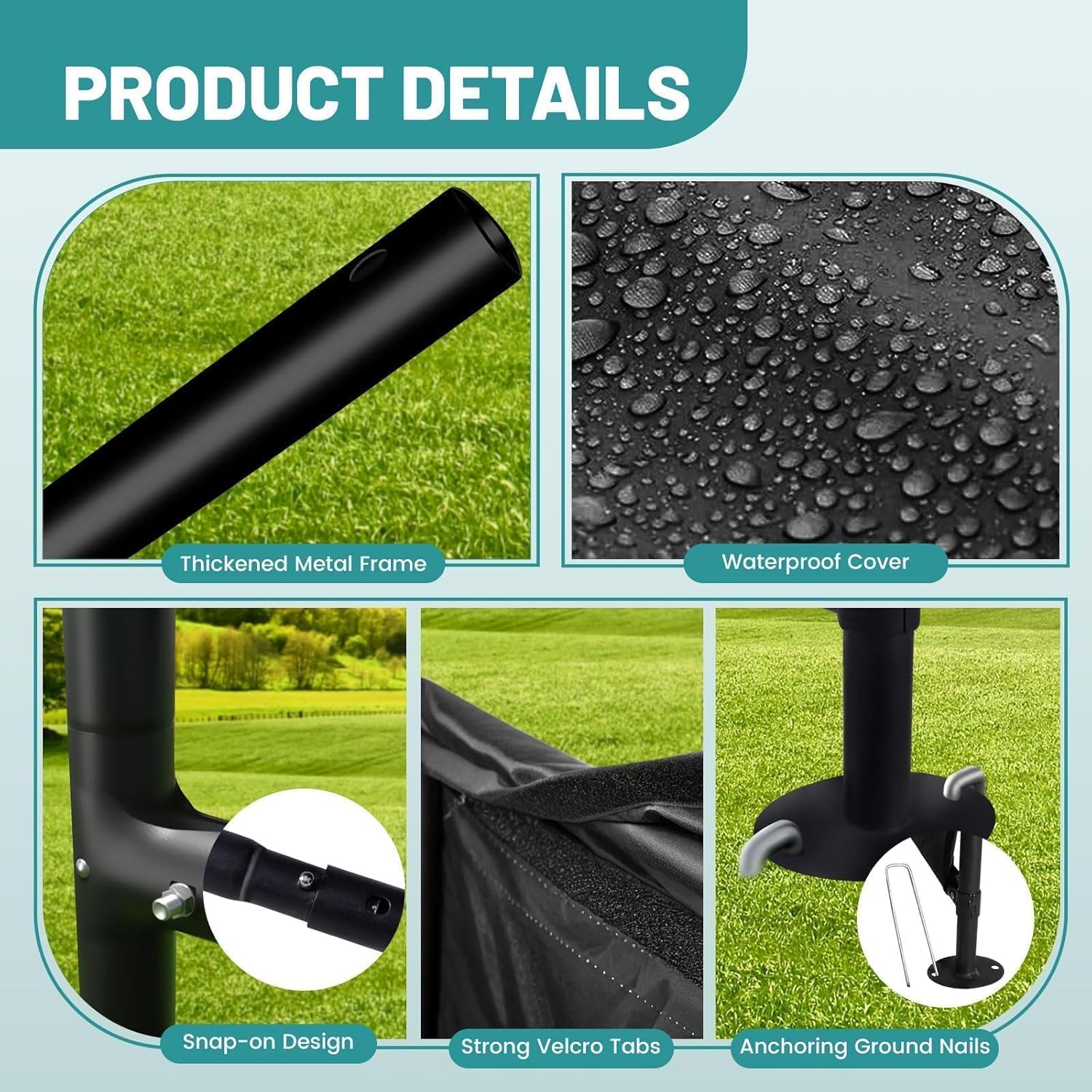 Dog Shade Shelter Waterproof Outdoor Canopy Pet House Z4045