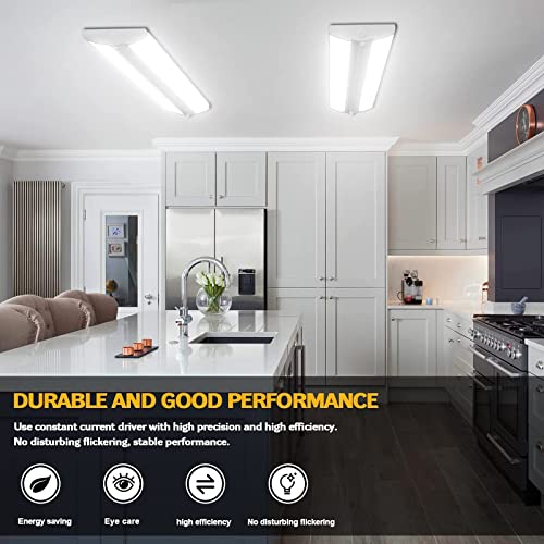 110W 8FT LED Shop Lights Ultra Slim Wraparound, 5000K, 4 Pack U501