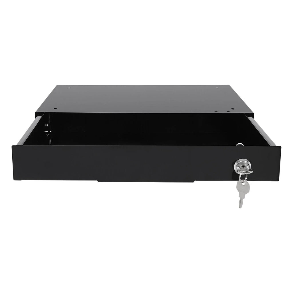 Under Desk Mounted Iron Drawer Storage with Keys E4804