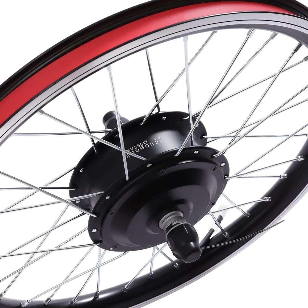 Electric Bike Conversion Kit 36V 350W Front Wheel with LCD Display T6312