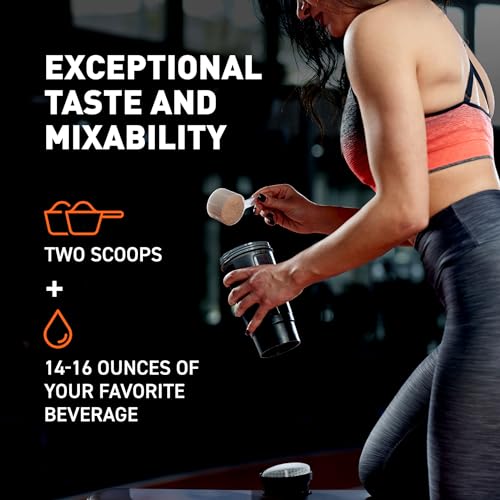 Chocolate Whey Protein Powder, 60g Protein & 12g BCAAs Per Serving, 3.9lbs E596147