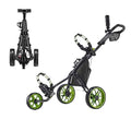 Caddytek CaddyLite 11.5 V3 3 Wheel Golf Push Cart - SuperLite Deluxe, Lightweight, Easy To Fold Caddy Cart Pushcart