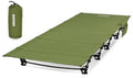MARCHWAY Ultralight Folding Tent Camping Cot Bed, Portable Compact for Outdoor Travel, Base Camp, Hiking, Mountaineering, Lightweight Backpacking (Grey)