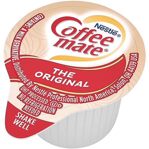 French Vanilla Liquid Coffee Creamer Singles, 180 Count H9408