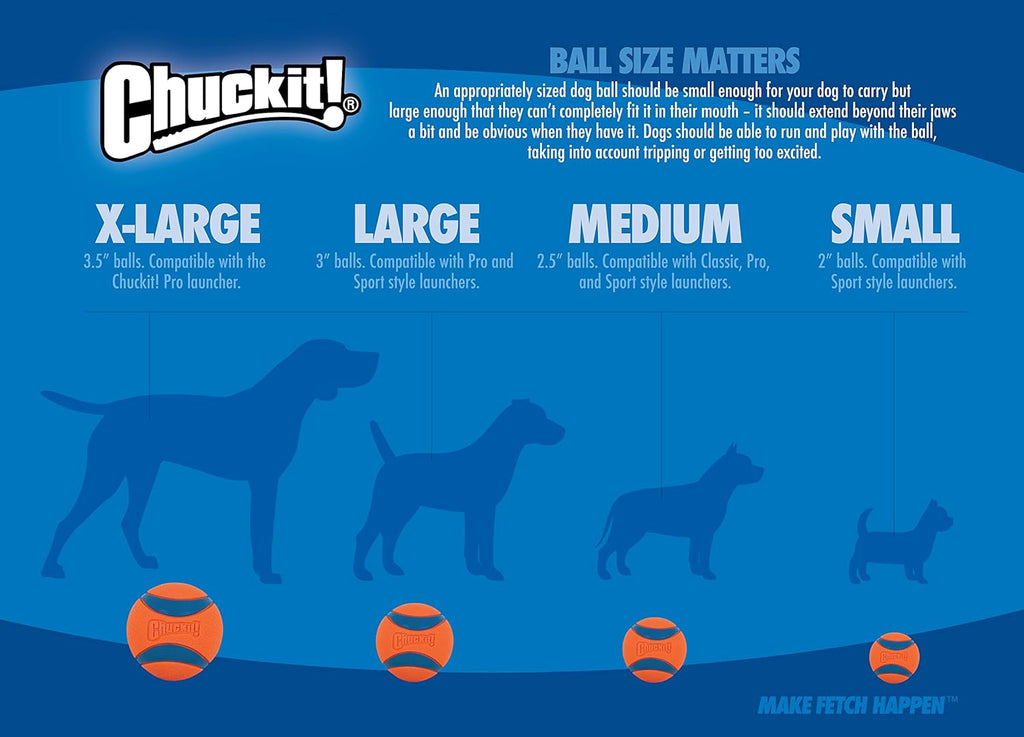 Erratic Ball Dog Toy, Medium 2.5 Inch, Pack of 2 D66042