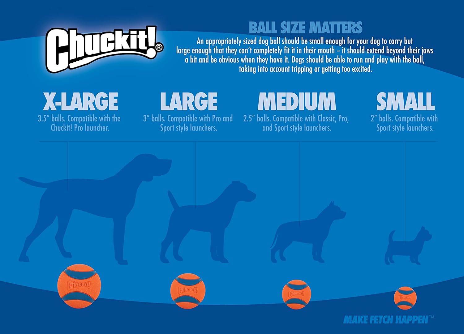 Erratic Ball Dog Toy, Medium 2.5 Inch, Pack of 2 D66042