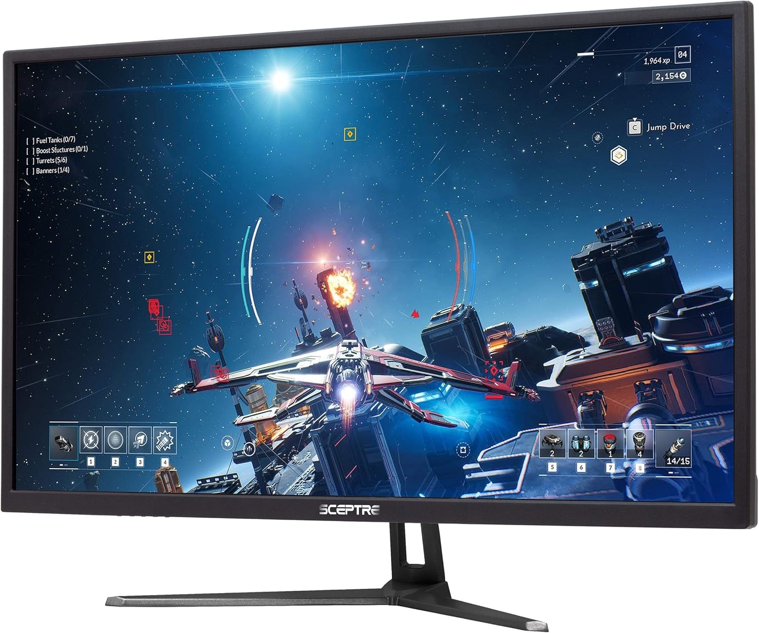 32" QHD 1440P LED Monitor with HDMI, DisplayPort, Built-in Speakers T166145