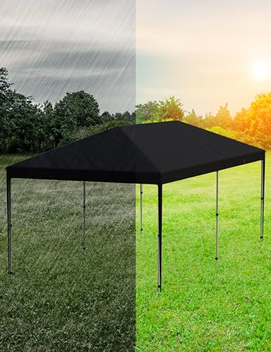 10x20 ft Pop Up Canopy Tent with 210D Oxford Fabric, Portable with Sidewalls and Stakes A83768