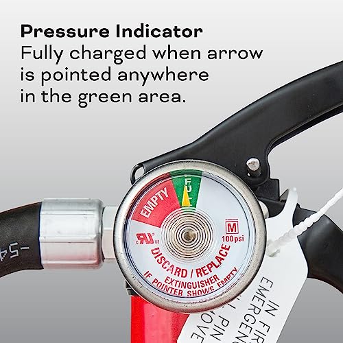 Fire Extinguisher for Home & Office Use, 2-A:10-B:C, 7.13 Lbs. X49265