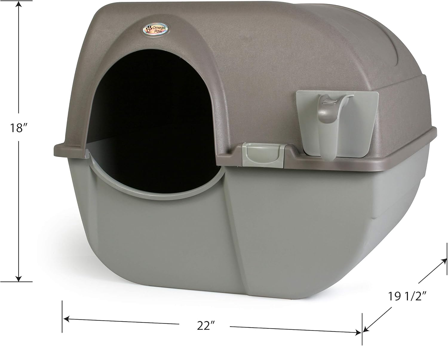 Self-Cleaning Litter Box, Large, Brown L987232