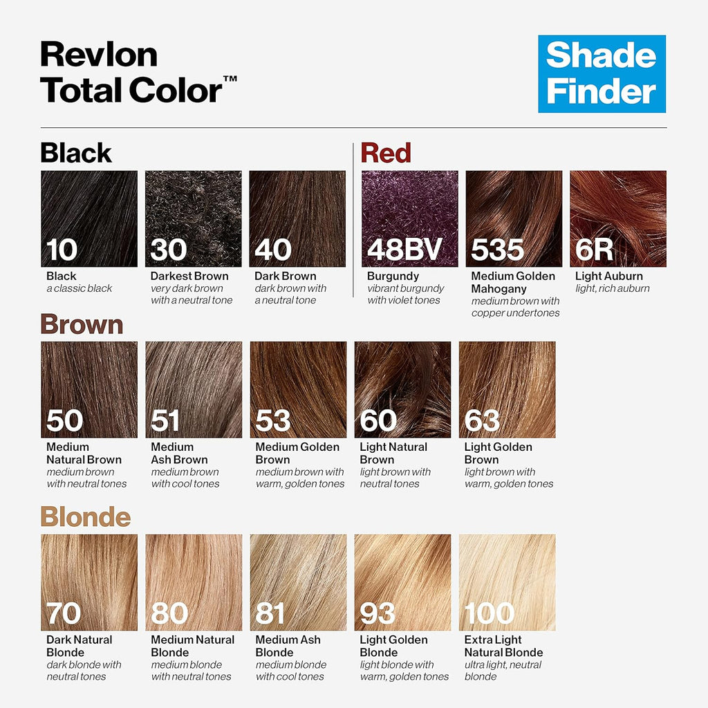 Permanent Hair Color, 100% Gray Coverage, Light Natural Brown, 3 Pack V578976