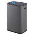 13 Gallon SensorCan, Kitchen Trash Can with Lid, Sensor-Activated Lid Garbage Bin for Home, Office, Slim Space-Saving, Battery not Included, Grey