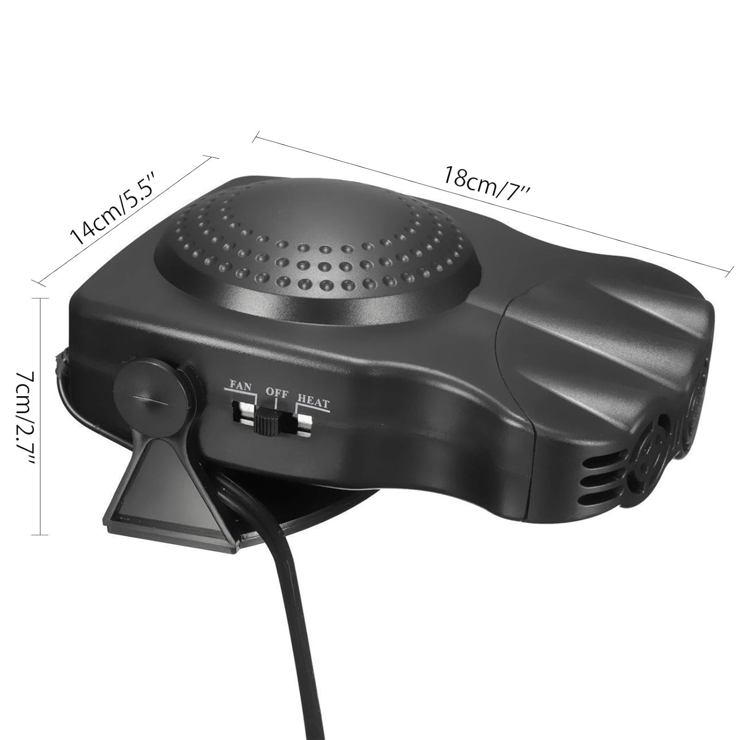 Portable 12V Car Heater Defroster Fan V455