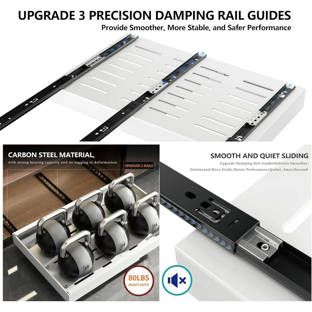 Expandable Pull Out Cabinet Organizer for Kitchen Pantry W2818