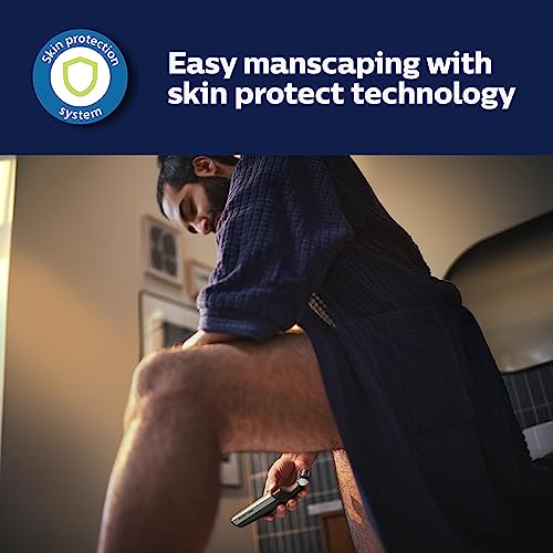 Showerproof Body & Manscaping Trimmer for Men with Back Attachment C9657