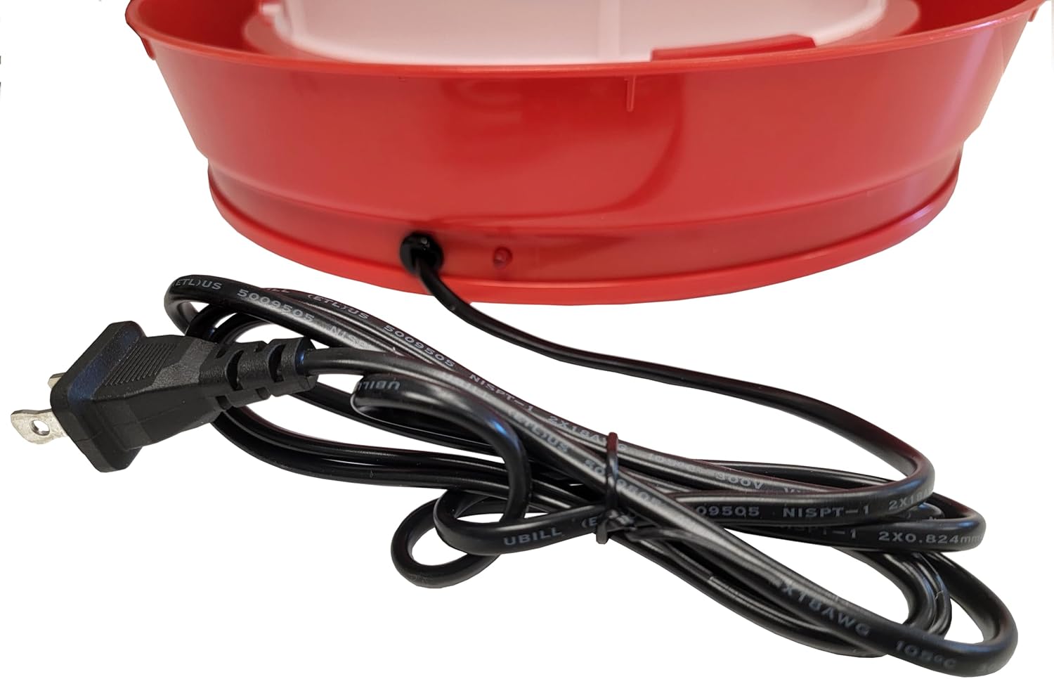 Heated Poultry Chicken Waterer 3.7 Gallon with LED Z597