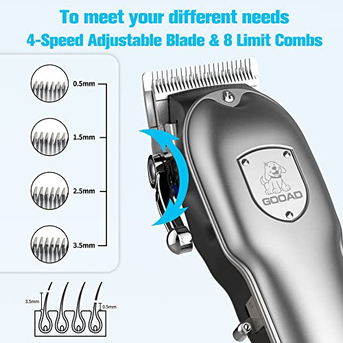 Cordless Dog Grooming Clippers for Thick Coats G30974