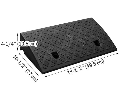 Portable Heavy Duty Plastic Threshold Ramp for Driveway C231