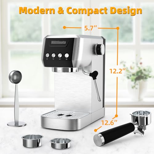 Espresso Machine with Automatic Milk Frother, 20 Bar, Touchscreen D735928
