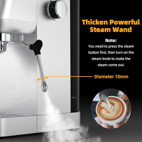 Espresso Machine with Automatic Milk Frother, 20 Bar, Touchscreen D735928