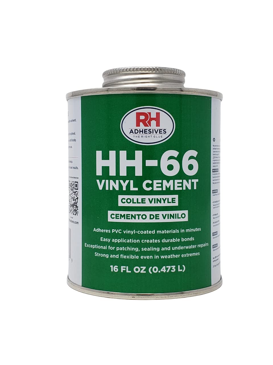 HH-66 Vinyl Cement, 16 oz. can - RH Adhesives