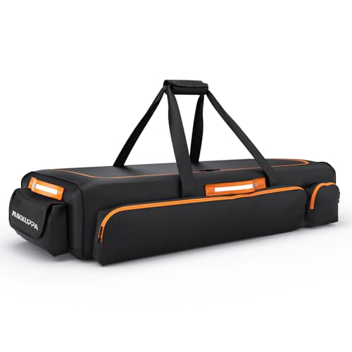 MIKKUPPA Under Seat Storage Bag Fit for SuperCrew Cab, Truck Under Seat Organizer with 4 Detachable Inner Dividers & Anti-slip Bottom Fit for Crew Cab(Full Size Trucks), Black