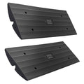 Pyle Car Driveway Curb Ramp - Heavy Duty Rubber Threshold Ramp - Also for Loading Dock, Garage, Sidewalk, Truck, Scooter, Bike, Motorcycle, Wheelchair Mobility & Other Vehicle - Pyle PCRBDR24