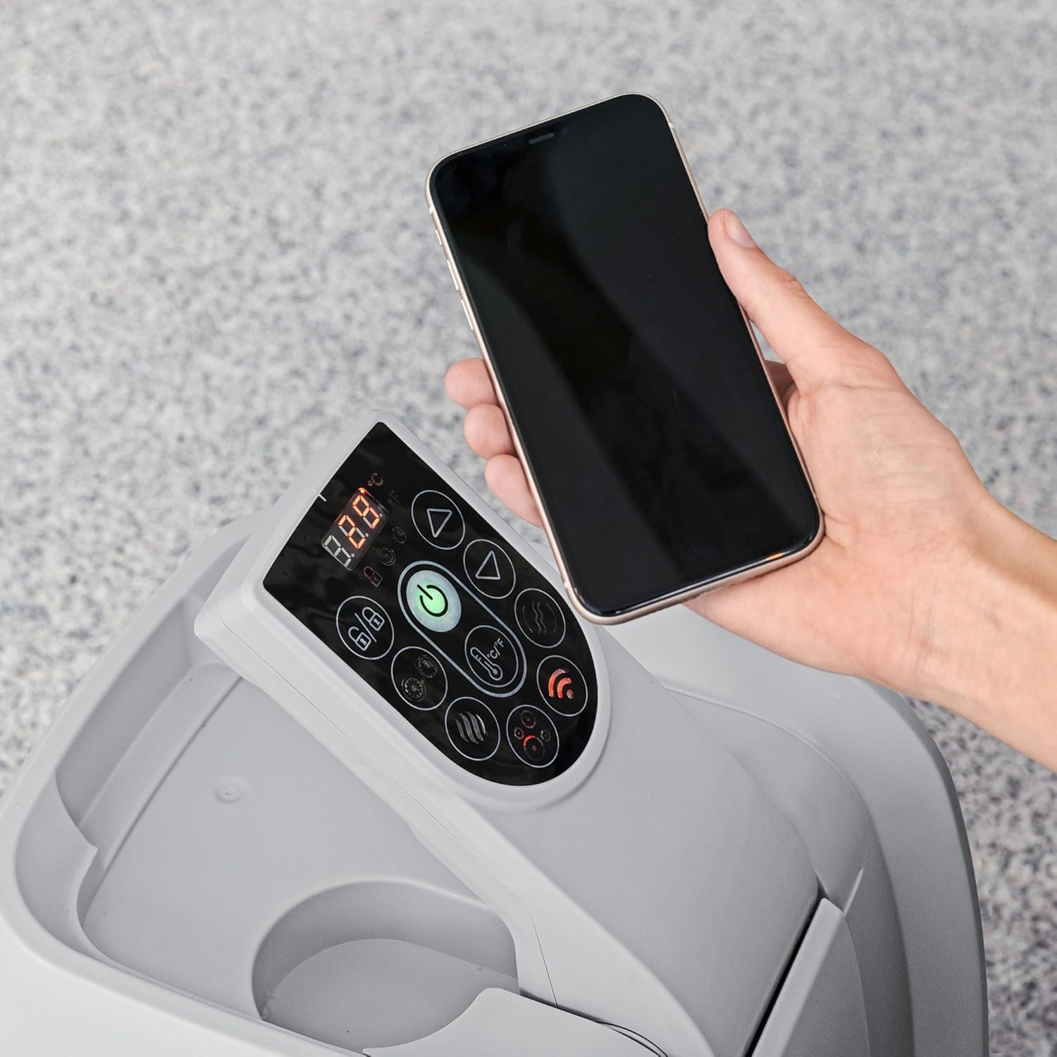 7-Person Smart AirJet Plus Hot Tub with App Control, Cover, Pump, Pillows, and Repair Patch C7726