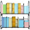 Food Container Lid Organizer, Large Capacity Adjustable 4 Dividers Detachable Lid Organizer Rack for Kitchen Cabinets, Drawers, Plastic Lid Organizer For Pantry Shelves, Cupboards, Black