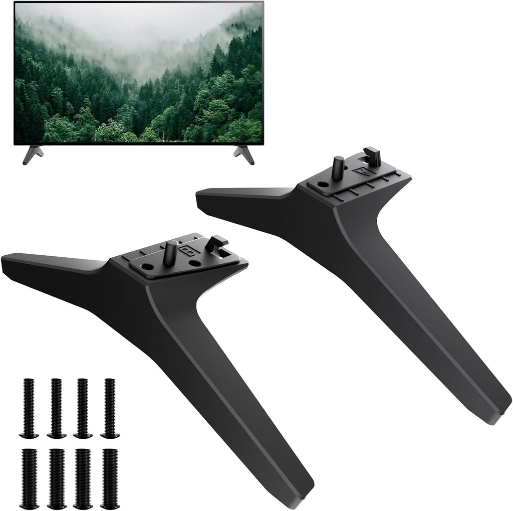 TV Legs for LG TV Stand Replacement Base, for 49 50 55 Inch UM Series LG TV Legs 55UM7300 55UM7300PUA 55UM6900 55UM6900PUA 55UM6910 55UM691OPUC 55UM6950 55UM6950DUB 50UM7300 49UM6950 with Screws‎