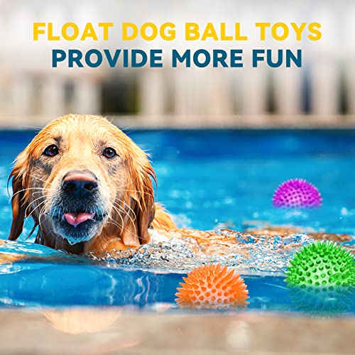 Spiky Dog Balls for Large Dogs, Durable Chew Toys for Fetch and Training N76646