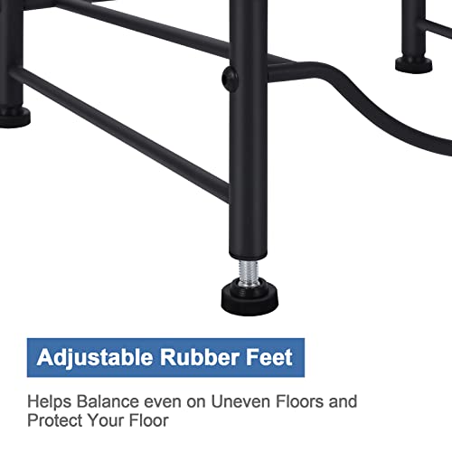 3 Tier Water Bottle Jug Storage Rack, Detachable, Black V62474