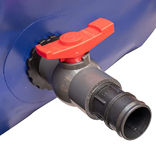 Collapsible Water Storage Container with Valve for Camping RV Emergency A352880