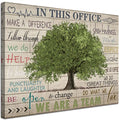 Pink Inspirational Wall Art for Office Women Motivational Quotes Phrases Poster Rustic Heart Tree Pictures Framed Wall Art Décor Contemporary Home Workspace Desk Decorations Gifts for Women 16x24inch
