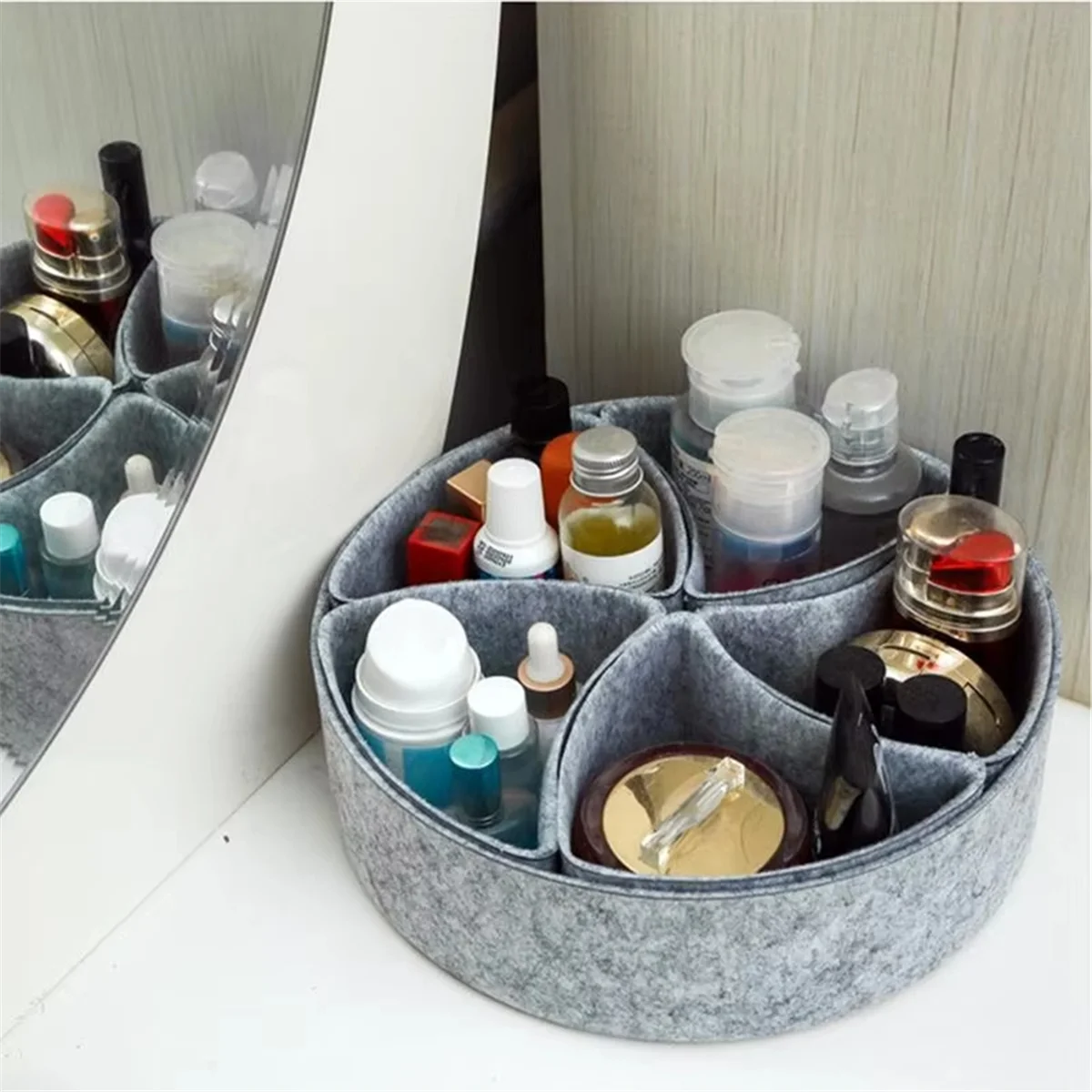 Felt Drawer Organizer Dividers Storage Tray O4728