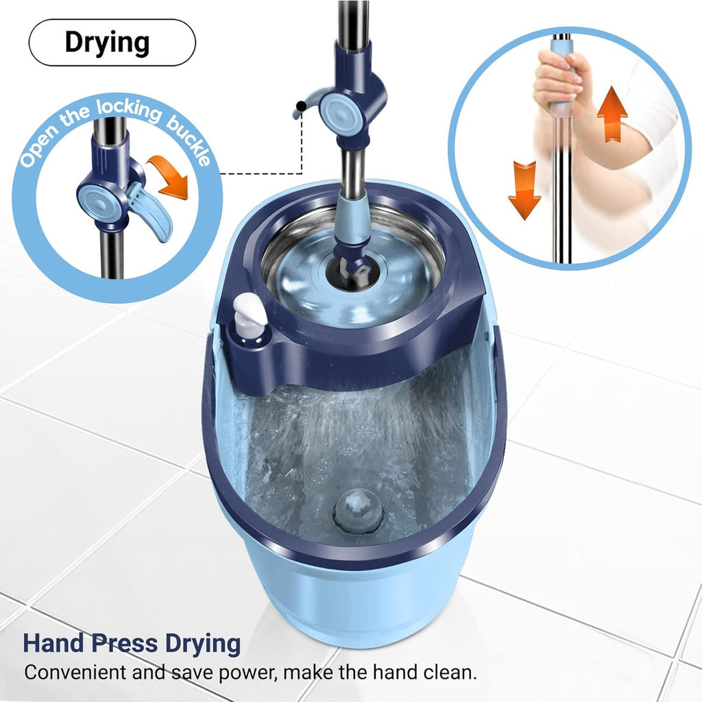 Spin Mop and Bucket with Wringer and Foot Pedal T533660